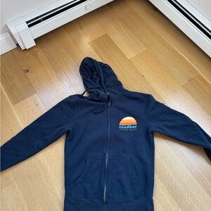Navy Sandbar Hoodie